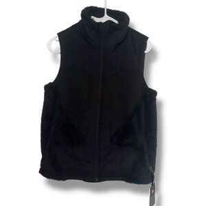 Lululemon Primaloft Black Fleece Insulated Vest, size 6